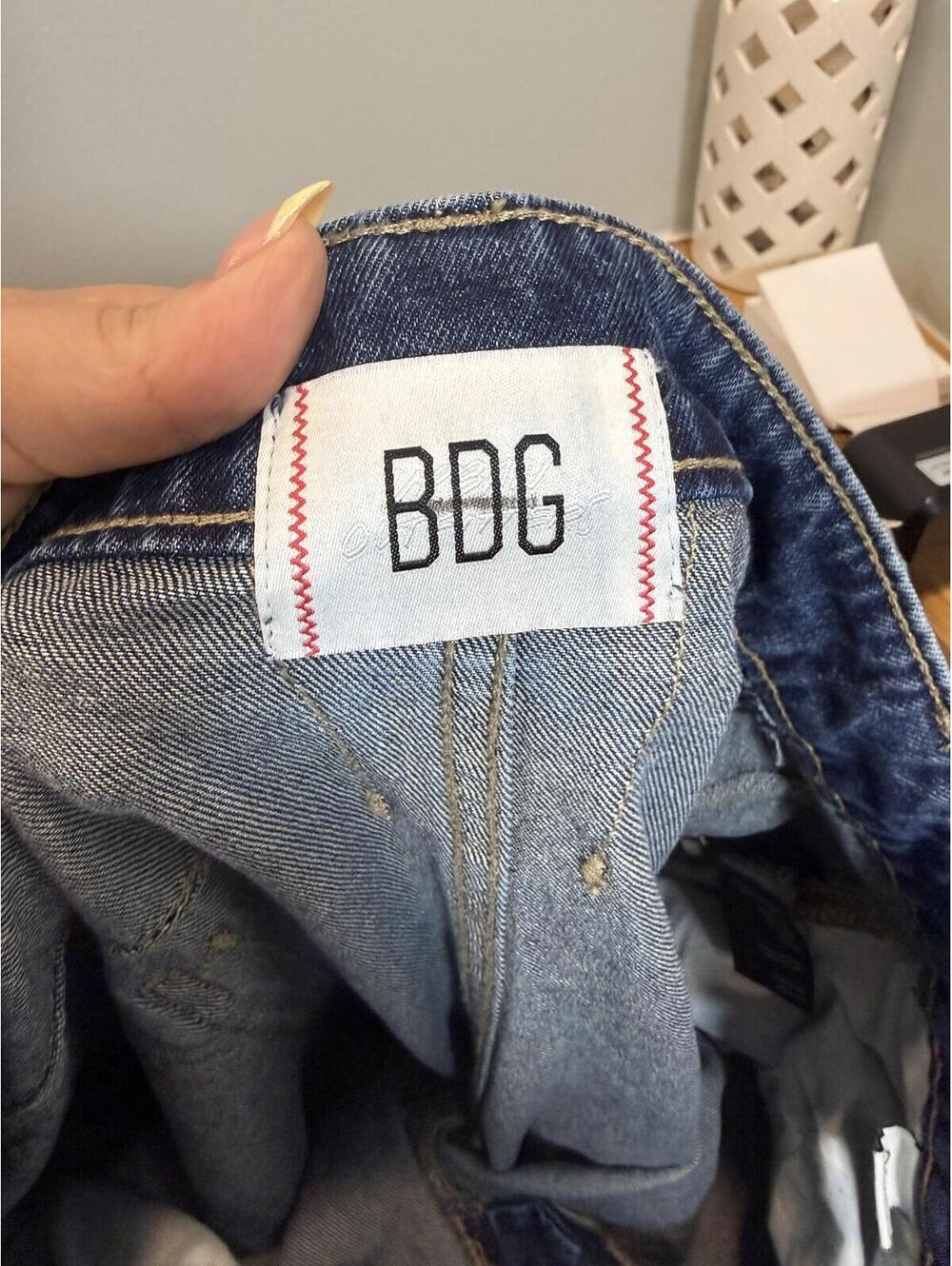 BDG Urban Outfitters Echo Baggy Belted Barrel Jean- Women's 32 NWOT - Picture 7 of 8